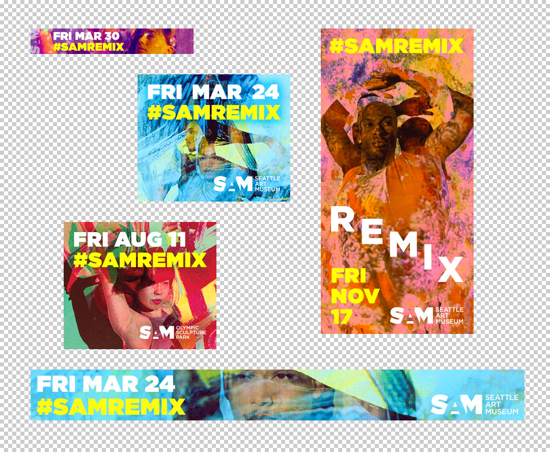 SAM Remix web banners